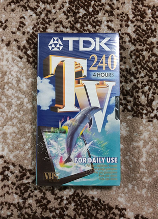 Новая видеокассета TDK TV 240 (4 hours) VHS