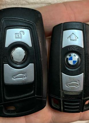 Ключ BMW E серия, F серия smart key 3 кнопки, 868Mhz, чип pcf79