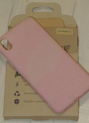 Чехол DEF ECO для Xiaomi Redmi 7A розовый 0551