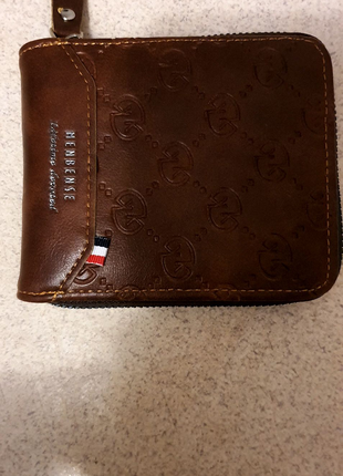 Кошелек бумажник портмоне на молнии с кармашком для мелочи