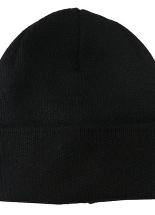 Трикотажная шапка теплая ABC черная