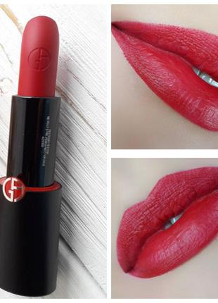 Armani rouge d'armani matte lipstick - стойкая помада для губ ...