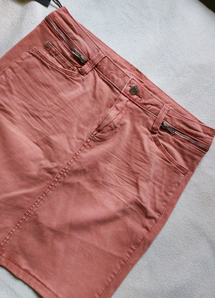 Джинсовая юбка стрейч мини Collection Denim размер 36 Франция