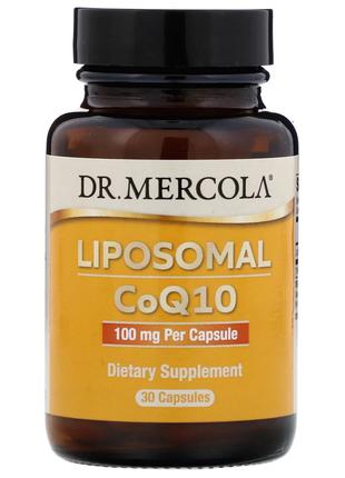 Dr. Mercola, липосомальный коэнзим Q10, 100 мг, 30 капсул купить