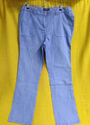 Тонкі голубі джинси, європейський розмір 46