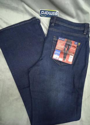 Жіночі джинсові стрейчеві штани, євр.рр.42 темно-синього кольору.
