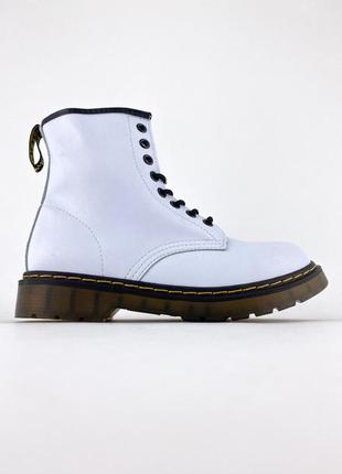 Ботинки dr martens 1460 white (без меха)