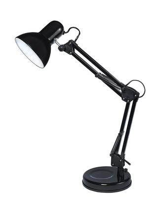 Настольная лампа DELUX TF-07 E27 струбцина + подставка черная