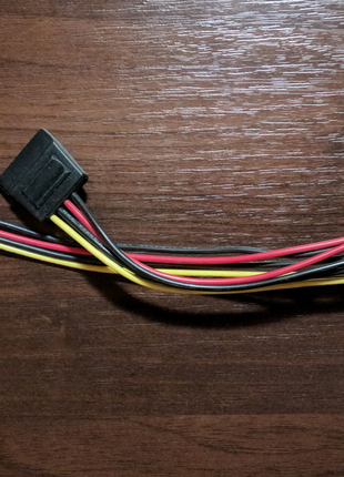 Переходник Molex Female to 2 SATA молекс мама на два разъёма САТА