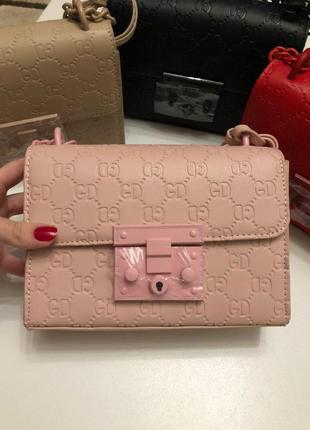 Сумка женская, сумка-конверт ,стильная розовая сумочка