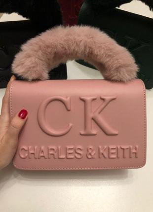 Женская сумка, сумка-конверт ,стильная розовая сумочка с мягко...