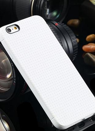 Белый силиконовый чехол для Iphone 6 6S