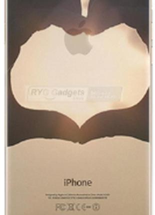 Прозрачный пластиковый чехол "Cерце" iphone 6/6S в 3D