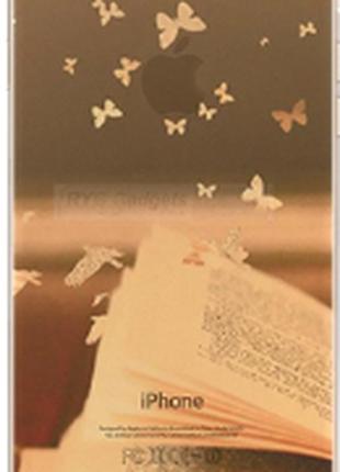 Прозрачный пластиковый чехол "Книжка с бабочками" iphone 6/6S ...
