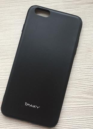 Чехол накладка силиконовая iPAKY для iPhone 6+/6S+ Black