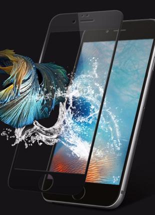Захисне скло Tempered Full Glass Black для iPhone 6 6S фірмова...