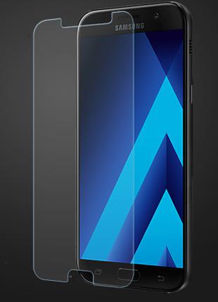 Защитное противоударное стекло для Samsung A7 A720H 2017 (Glas...