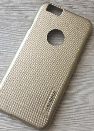 Противоударный чехол для iphone 6/6S золотой Мотомо