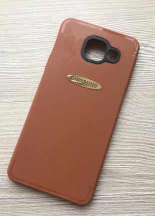 Матовый коричневый чехол для Samsung Galaxy A3 A310 2016 года ...