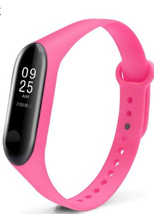 Розовый браслет для Mi Band 3 и 4