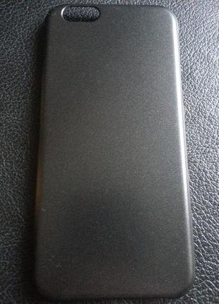 Пластиковый черный чехол для Iphone 6 6S