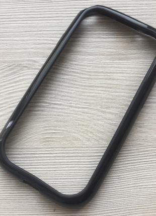 Черный силиконовый бампер для Samsung Galaxy S3 i9300