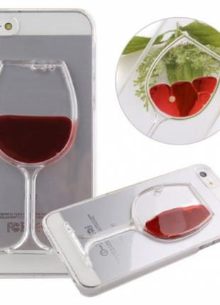 "Бокал вина" чехол для iPhone 5/5S