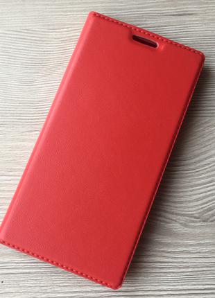 Красная книжечка для Samsung Galaxy A5 A510 на магните в упаковке