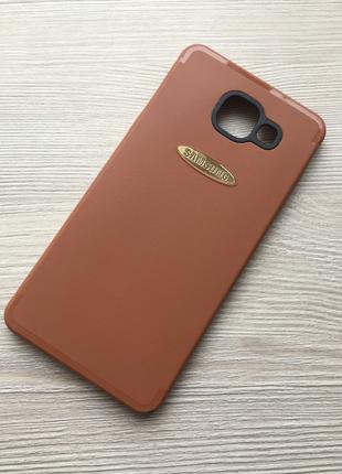 Матовый коричневый чехол для Samsung Galaxy A7 A710 2016 года ...