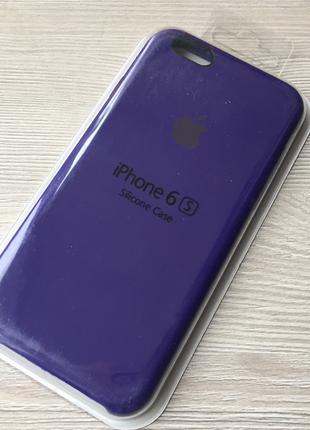 Фиолетовый чехол для iphone 6 6S в упаковке микрофибра + soft-...