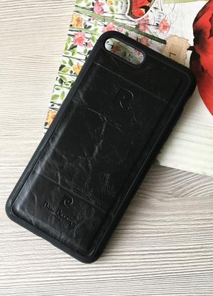 Чехол Накладка Pierre Cardin iPhone 7+/8+ (черный)
