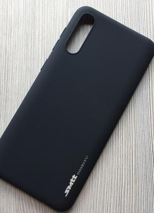 Накладка Silicone Cover SMTT Samsung A50 (A505) (черный)