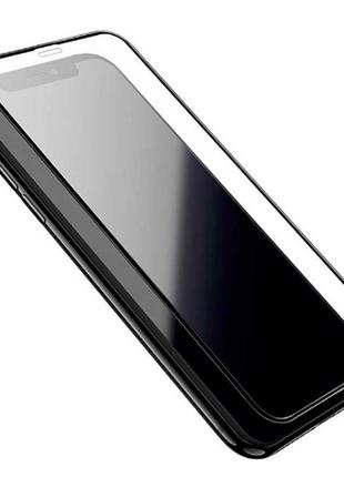 Защитное черное стекло GLASS 6D для Apple iPhone 11pro Max Bla...
