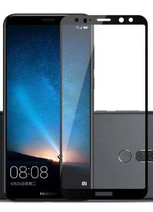 Захисне чорне скло 2.5 D Full Glue Huawei Y5 (2018)/Honor 7A