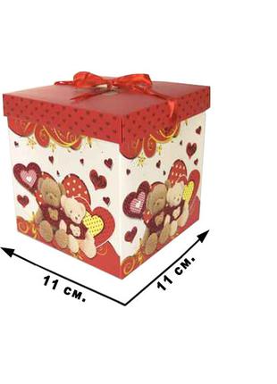 Коробка для подарка CEL-142-2, 11х11 см (11*11 см CEL-142-2S)