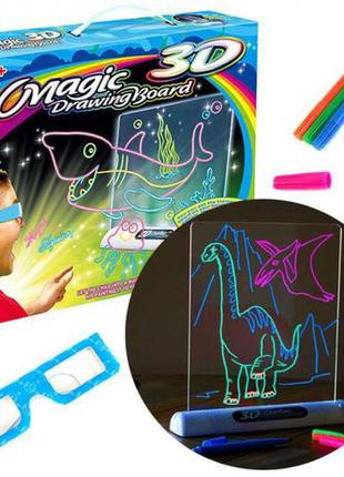 3D доска для рисования c очками Magic Drawing Board