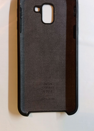 Оригинальный чехол для телефона Samsung J6  черный матовый