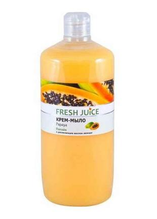 Крем-мило Papaya 1000мл ТМ FRESH JUICE