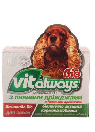 Віталвейс-біо (бад) собака №100 табл блістер з пивн. дріждж. б...