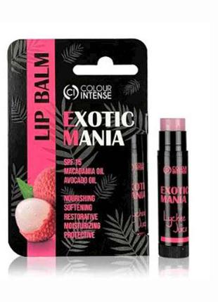 Бальзам для губ Exotic Mania 5г 04 Сік Лічі ТМ Colour Intense