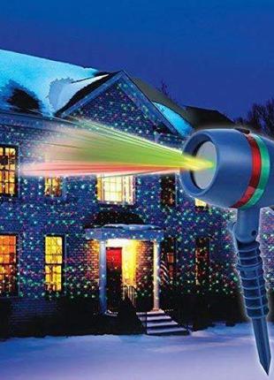 Проєктор новорічний вуличний лазерний Star Shower Motion Laser...