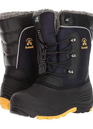 Дитячі зимові чоботи kamik luke snow boot, 100% оригінал
