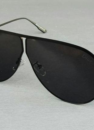 Christian dior стильные солнцезащитные очки капли унисекс черн...