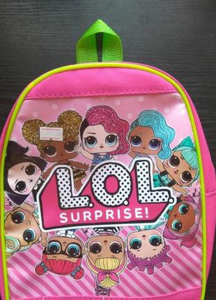 Рюкзак детский № 3  " куклы  l.o.l. (  лол ) " размер: 27х20х8...