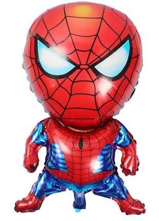 Шарик детский фольгированный  фигурный в стиле  " человек паук...