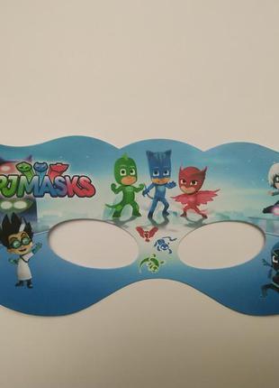 Маска картонная детская   " герои в масках "