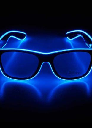 Светящиеся маскарадные очки для детей и взрослых Led