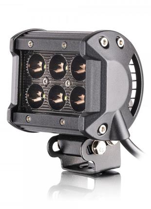 LED фара Лидер D 18W Graphite дальний свет 95mm 3991