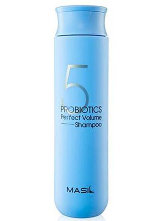 Шампунь с пробиотиками для идеального объема волос masil 5 pro...