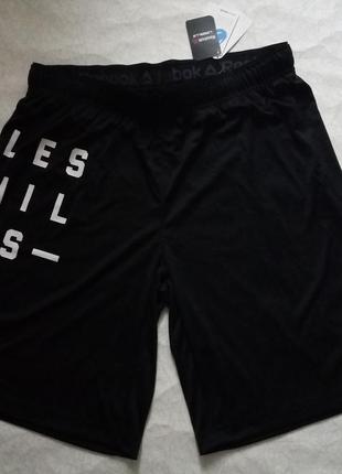 Легкие спортивные мужские шорты reebok les mills оригинал рl